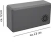 Yoga Block 4er Set VonBueren grau | 22 x 12 x 7,5 cm je Produktbild-Vorschau 1