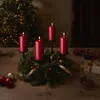 Bolsius Glatte Stumpenkerzen - 4er Set - Advent - Weiß - Produktbild-Vorschau 4