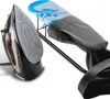 An iron and a sleeve ironing board are shown on a white background. Produktbild-Vorschau