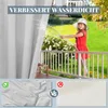 Outdoor Vorhänge Wetterfest mit Ösen, Wasserdicht Produktbild-Vorschau 3