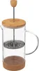Kaffeebereiter aus Glas mit Bambusdeckel, 1 L Produktbild-Vorschau 3