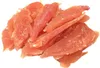 A pile of dried meat strips, likely dog treats, against a white background. Produktbild-Vorschau