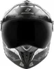 Bogotto FG-601 Sniper Fiberglas Enduro Helm, schwarz Produktbild-Vorschau 6