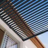 PRIMEYARD Pergola addossata 3x3 m montanti in alluminio con Anteprima dell’immagine prodotto 9