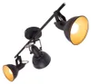 Lampada da soffitto Spot orientabile Retro 3xE14 40W Anteprima dell’immagine prodotto 7