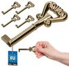 KOTARBAU® 5er Set Möbelschlüssel Schrankschlüssel Groß Gold Produktbild-Vorschau 1