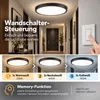 48W 50CM Led stropní světlo černé stmívatelné 3 barevné Náhled obrázku produktu 5