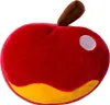 A plush toy shaped like an apple. Voir les images du produit