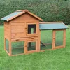 Kaninchenstall, Hasenstall, Hasenvilla, Kleintierstall Produktbild-Vorschau 3