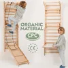 Structure d'escalade suédoise 6-en-1 avec toboggan – Voir les images du produit 8