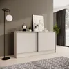 Kommode 160 cm Kaschmir mit 2 Schiebetüren 
Maße:
•	Breite: 161 cm
•	Höhe: 85 cm
•	Tiefe: 43,5 cm