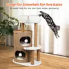Luxus Kratzbaum mit 2-stöckiger Kratztonne | Katzenbaum mit Produktbild-Vorschau 4