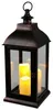 BURI XXL Lanterne Vintage noire avec 3 bougies LED effet Voir les images du produit 1