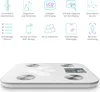 A white diagnostic scale with icons and text describing its features. Anteprima dell’immagine prodotto