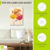 ARTland Leinwandbild Bunte Mohnblumen I Größe: 90x120 cm Produktbild-Vorschau 2