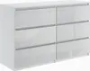 Kommode mit 6 Schubladen Sideboard Schrank Anrichte Produktbild-Vorschau 1