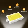 A close-up of a yellow LED light with descriptive icons and text highlighting its features. Náhled obrázku produktu
