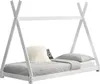 [en.casa] Kinderbett 90x200cm Weiß im Tipi-Design aus Produktbild-Vorschau 1