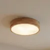 Lindby Deckenlampe Tanju, Ø40 cm, 3-flg., Kautschukholz, Produktbild-Vorschau 2