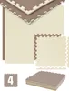 Tapis EVA-016 50x50cm 2,4cm Marron Beige 4 tapis / kit Voir les images du produit 1