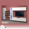Dmora Wandregal Gustavo 350x30x180 cm Weiß, 20 Fächer Produktbild-Vorschau 6