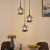 Lindby Hängelampe Jurian, 32 cm, 3-flg., schwarz/rauch, Produktbild-Vorschau 10