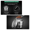 A comparison of a reusable Nespresso capsule with a disposable one, and a close-up of the reusable capsule being filled with coffee grounds. Náhled obrázku produktu