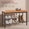WOLTU Schuhbank mit Sitzfläche, Schuhregal mit Sitzbank | 3 Produktbild-Vorschau 4