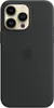 A black iPhone case with MagSafe is shown from the back, with the Apple logo visible in the center. Náhled obrázku produktu