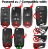 Auto Schlüssel Funk Fernbedienung 1x Klapp Umbau Gehäuse 3 Produktbild-Vorschau 7