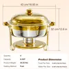 WARMOUNTS Zestaw 4 podgrzewaczy do bufetu 6,5 QT, Podgląd zdjęcia produktu 10