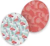 itenga 40x Bierdeckel rund Flamingo und Blätter Untersetzer Produktbild-Vorschau 1