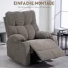 A recliner chair is shown in a living room setting with a window and a side table in the background. Anteprima dell’immagine prodotto