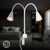 LED Bettleuchte 400 lm 3000 K mit Flexarm H 40 cm weiß Produktbild-Vorschau 10