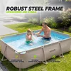 VirtuFit Rechteckpool 300×210×66 cm Beige mit Filterpumpe Produktbild-Vorschau 4