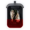 A top-down view of an air fryer basket containing two whole fish seasoned and garnished with rosemary, with the lower portion of the basket colored red. Náhled obrázku produktu