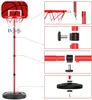 Basketbalový koš pro děti, výškově nastavitelný, s míčem a Náhled obrázku produktu 7