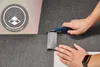 Teppichfliesen in Anthrazit. Leicht zuschneidbar mit einem Cuttermesser.
 Podgląd zdjęcia produktu