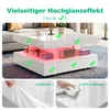 OYAJIA Couchtisch Hochglanz mit LED Beleuchtung & Produktbild-Vorschau 5