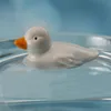 Teichdeko ENTE - Dekofigur - Porzellan - schwimmend - L: Produktbild-Vorschau 3