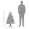 HOMCOM Künstlicher Weihnachtsbaum, 120 cm Kunstkiefer mit Produktbild-Vorschau 3