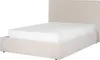 BELIANI Čalouněná postel s úložným prostorem 140 x 200 cm Náhled obrázku produktu 4
