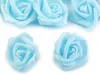 10 x Deko Rose / Rosenblüte / Rosenkopf 4cm, blau Produktbild-Vorschau