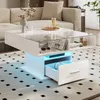 Sweiko Multifunktionaler Hochglanz-Lift-Couchtisch mit Produktbild-Vorschau 8