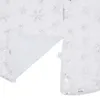 vidaXL Couverture de luxe pour arbre de Noël Blanc 122 cm Voir les images du produit 3