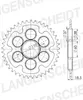 Stealth-Kettenrad Supersprox 520 - 38Z (gold) Produktbild-Vorschau 3