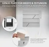 A graphic illustrating the features and dimensions of a mailbox. Náhled obrázku produktu