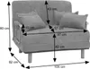 Schlafsessel HWC-K29, Klappsessel Schlafsofa Gästebett, Produktbild-Vorschau 7