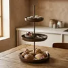 Etagere SIDAN braun Metall H60cm 3-stöckige Metalletagere Produktbild-Vorschau 2