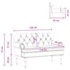 vidaXL Zweisitzer mit Knopfheftung Weiß 120 x 65 x 77 cm Produktbild-Vorschau 8